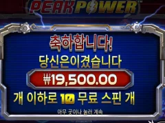 피크파워 겨우 본전이 아니라.. ㅋ