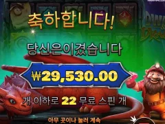 온라인슬롯 드워프앤드래곤 22스핀  평타요