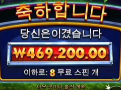 로버스트라이크 8스핀 만족한 후기