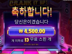 ㅈ망게임 크랭크잇업 13스핀