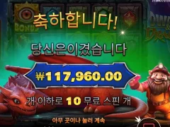 슬롯 드워프앤드래곤 10스핀 드래곤 너무 멋있다