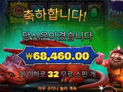 드워프앤드래곤 32스핀 결과