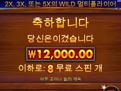 버팔로킹 8스핀 기본만 주네