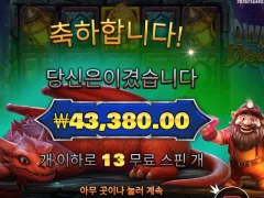 심야팟 돌아와 드워프앤드래곤 13스핀 후기
