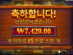 버팔로킹 언테임드 메가웨이즈 15스핀 죽여