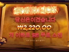 부두매직 25스핀 장난하나 개열받는 후기