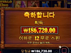 버팔로킹메가웨이즈 12스핀 웃으면서 출근
