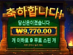 트레저헌트 9스핀 본전치기