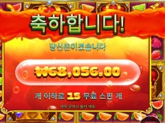 쥬씨후르츠 15스핀 과일 달다 달어
