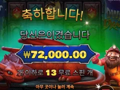 슬롯게임 드워프앤드래곤 13스핀 과한 식비 굿