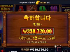 버팔로킹메가 1600배 후기