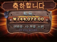 와일드웨스트골드 12스핀 만족한 후기