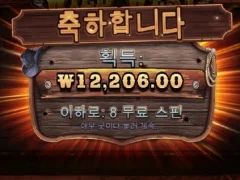 배신때린 와일드웨스트골드 8스핀