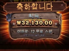 순간 착각한 와일드웨스트골드 12스핀