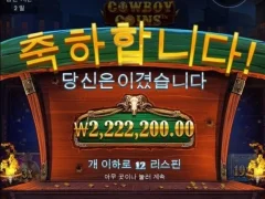 카우보이코인스 결과가 상당히 기분 좋네