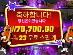 빅버거 23스핀 쏠쏠하네요