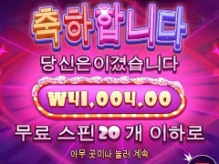 슈가러쉬 20스핀 본전