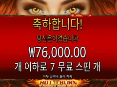 핫투번 데들리 프리스핀 7스핀 후기