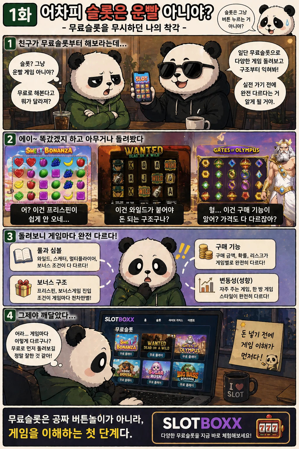 1화 어차피 슬롯은 운빨 아니야? (무료슬롯을 무시하던 나의 착각)