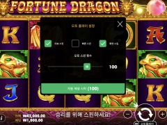 포춘 드래곤 100판 바닥 한번도 진입을 못하네 ㅎ